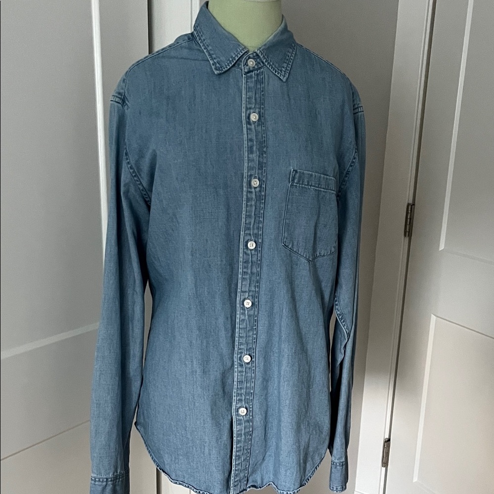 J. Crew Denim Casual Button-Down Shirt